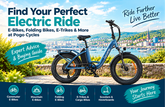 Find Your Perfect Electric Ride: E-Bikes, Folding Bikes, E-Trikes & More at Pogo Cycles