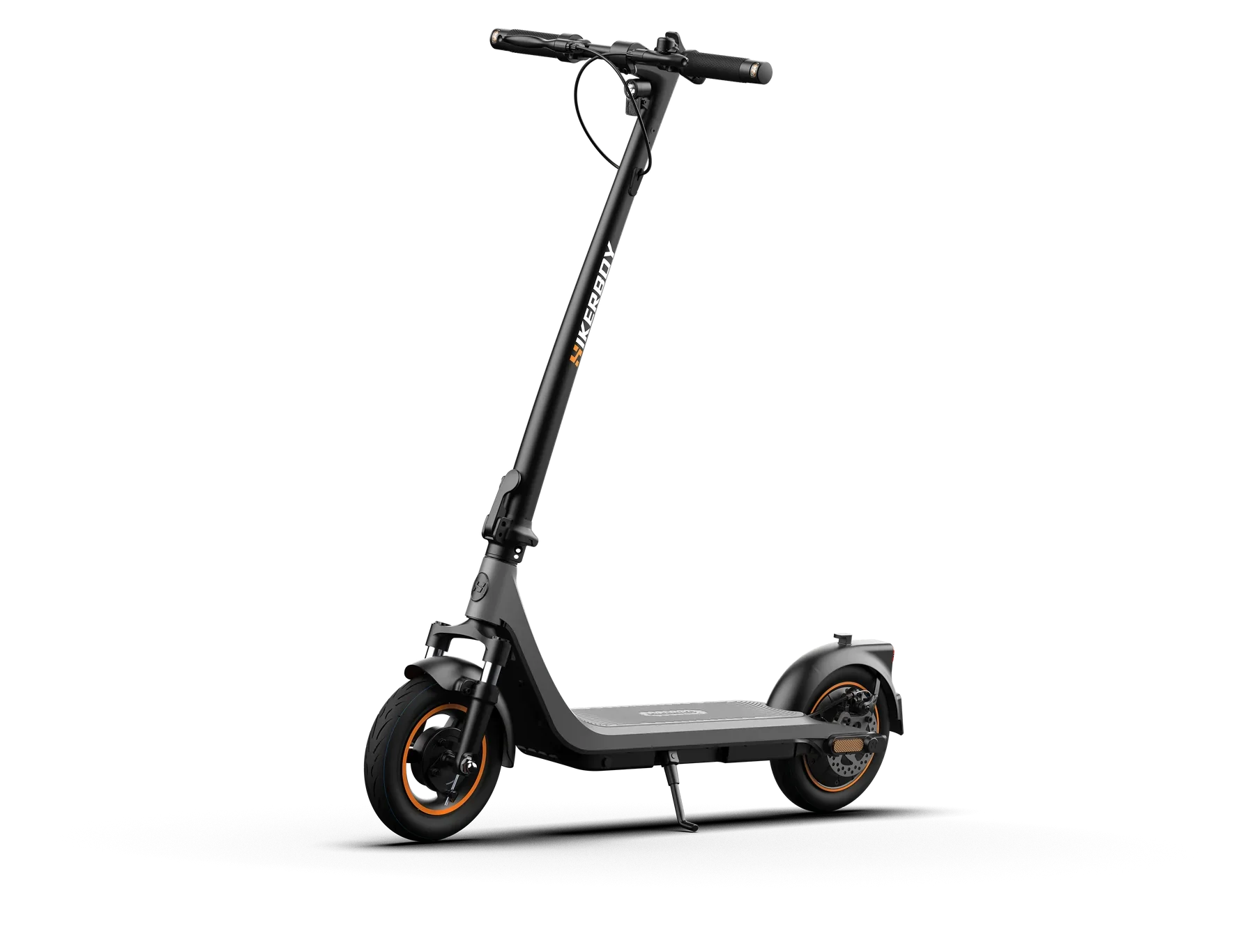 Black - Hikerboy Curtis Plus Electric Scooter on a white background