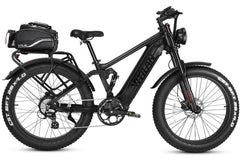 Vitilan T7 Mountain Electric Bike with bag - Pogo Cycles