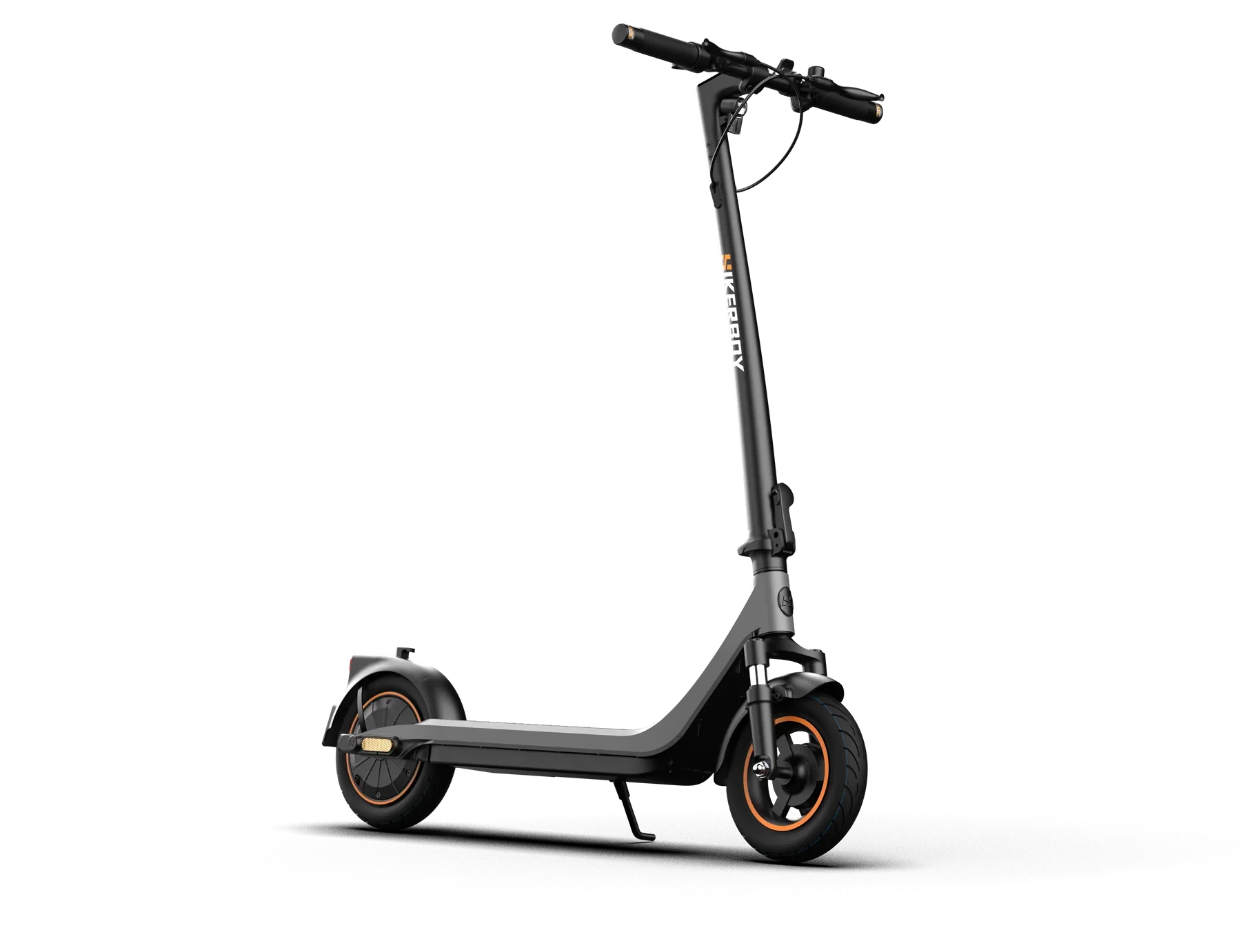 Black - Hikerboy Curtis Plus Electric Scooter on a white background