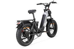 Electric bike with 'Cyrusher' branding on a white background