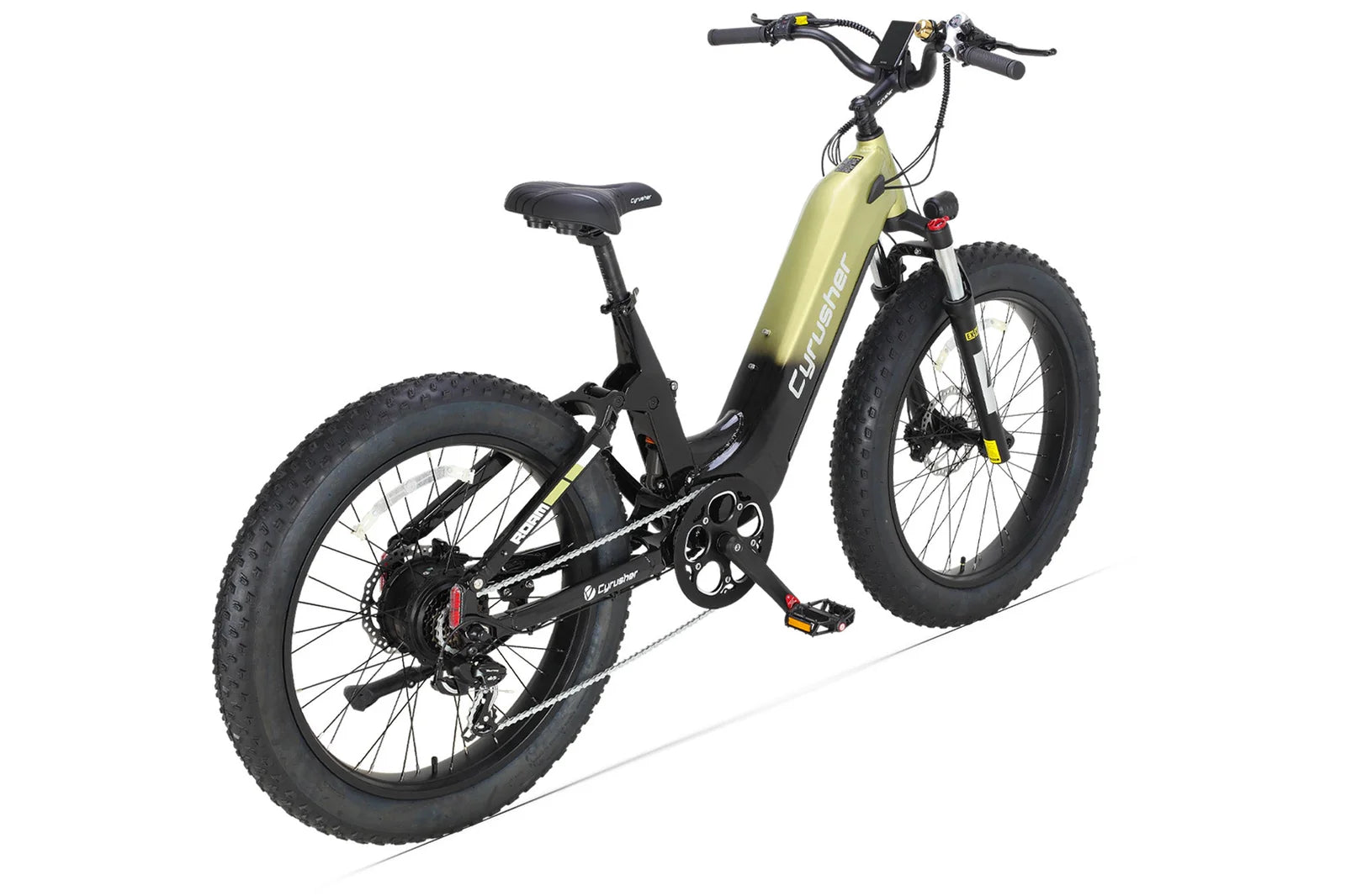 Cyrusher Roam Step-Thru Electric Bike with a white background