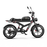 DUOTTS F20 Upgraded Electric Bike in black with visible branding on a white background