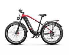 DUOTTS F26 Lite Electric bicycle with red and black frame on a white background