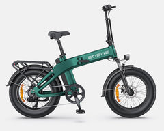 Green Engwe EP-2 3.0 Boost Electric Bike with 'ENGWE' branding on a white background