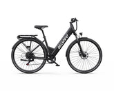 Black ONESPORT OT12 Urban Electric Bike with 'ONE SPORT' branding on a white background