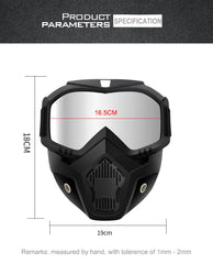 Outdoor Sport Windproof Mask Goggle HD Motorcycle Glasses Snowboard Eyewear Riding Motocross Summer UV Protection Sunglasses