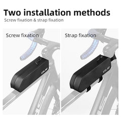 ESLNF Bike Tube Bag Mountain Road Bike Large Capacity Hard Shell Waterproof Front Handlebar Pack Bike Riding Equipment
