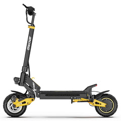 Black and yellow iENYRID ES1 Dual Motor Off-Road E Scooter on a white background