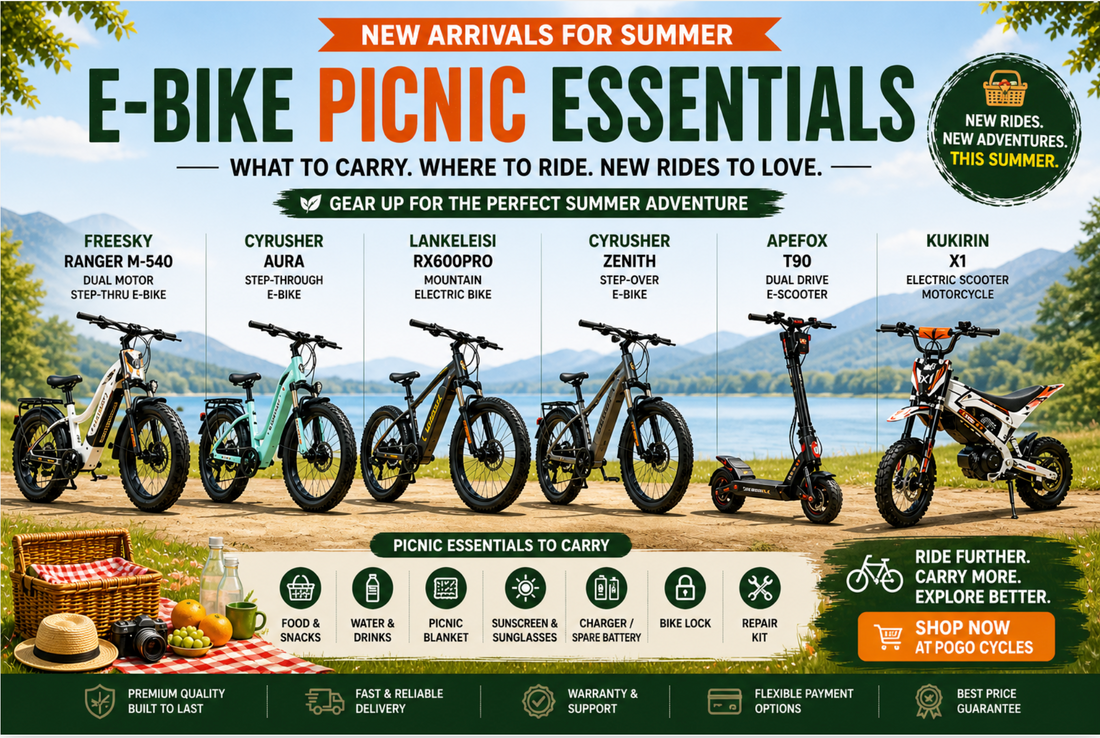 E-Bike Picnic Essentials + New Summer Rides You Should Know