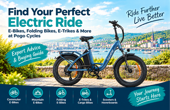 Find Your Perfect Electric Ride: E-Bikes, Folding Bikes, E-Trikes & More at Pogo Cycles