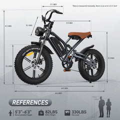 Bicicleta de montaña eléctrica JANSNO X50