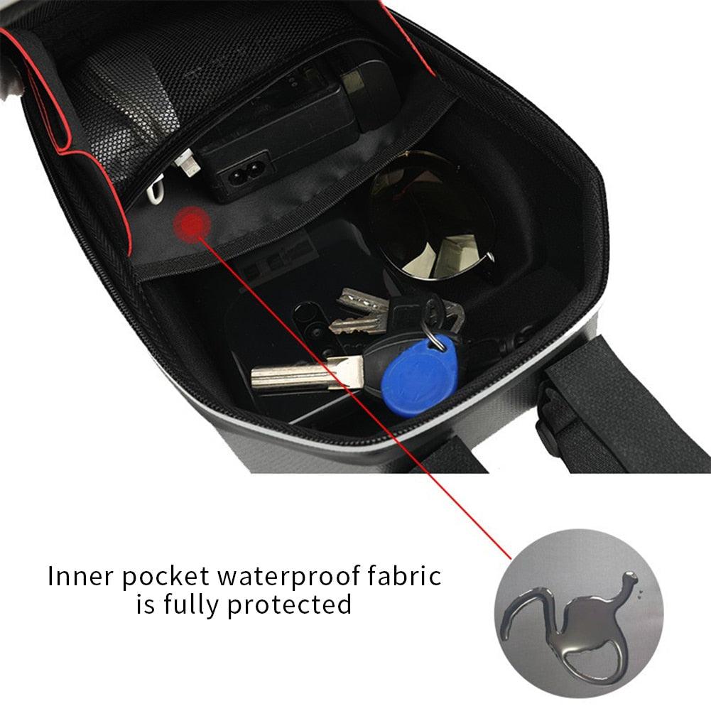 5L EVA Hard Shell Electric Scooter Front Bag Waterproof Bike Bicycle Hanging Bag for Xiaomi M365 Electric Scooter Accessories - Pogo Cycles