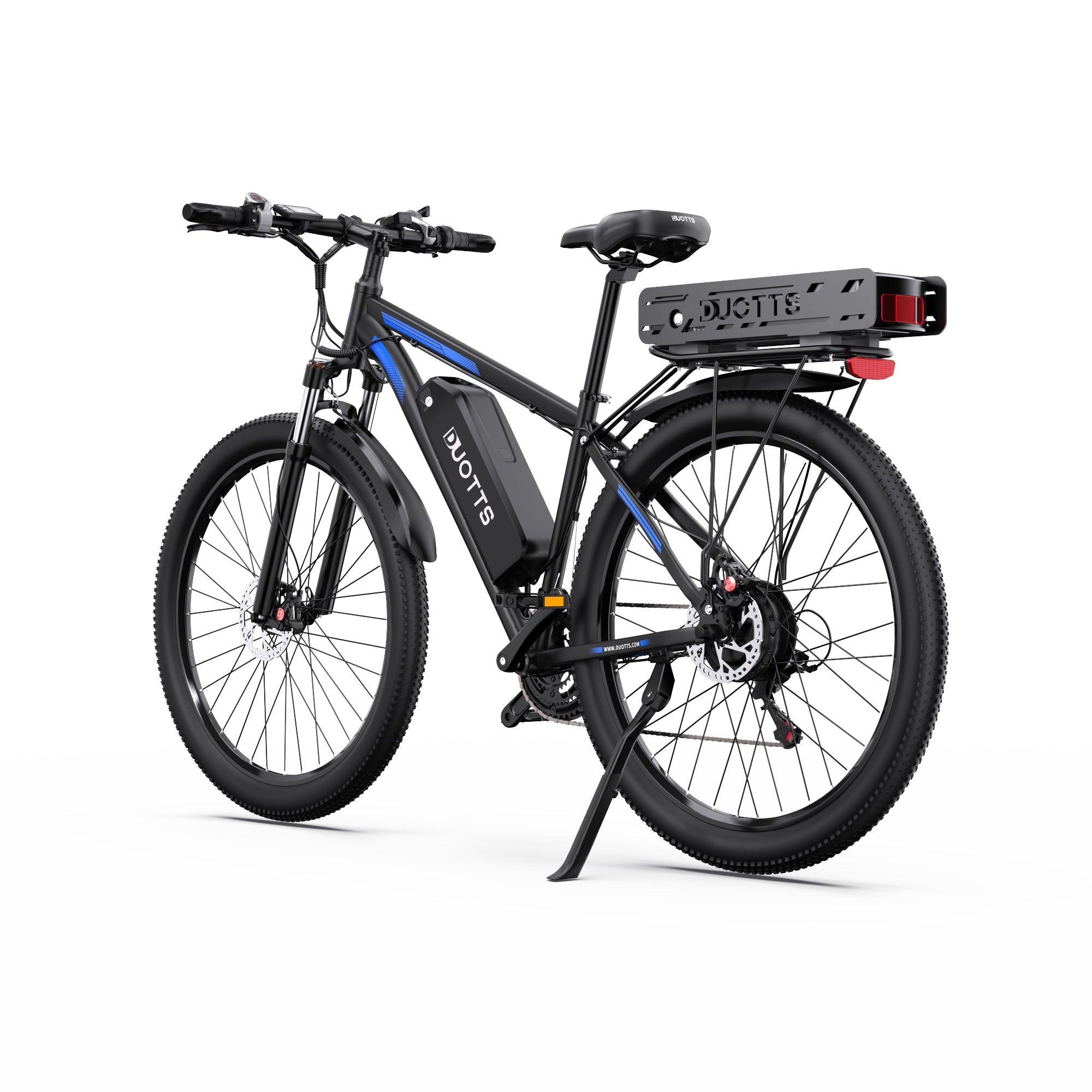 C 29 K Electric bicycle with 'DUOTTS' branding on a white background