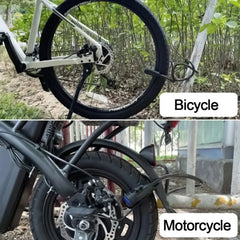 Bike Cable Lock with 2 Keys - Anti-Theft Steel Wire Security Lock for Bicycle Mountain  Bike  Road  Bike  Scooter