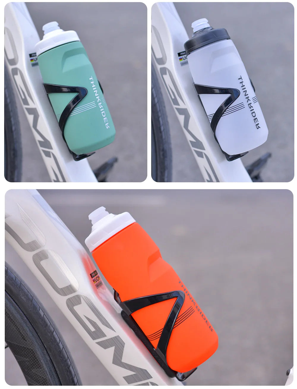 ThinkRider 620ml/750ml Bicycle Bottle MTB Road Bike Water Bottle Outdoor Sports Plastic Portable Large Capacity Drink Cycling - Pogo Cycles