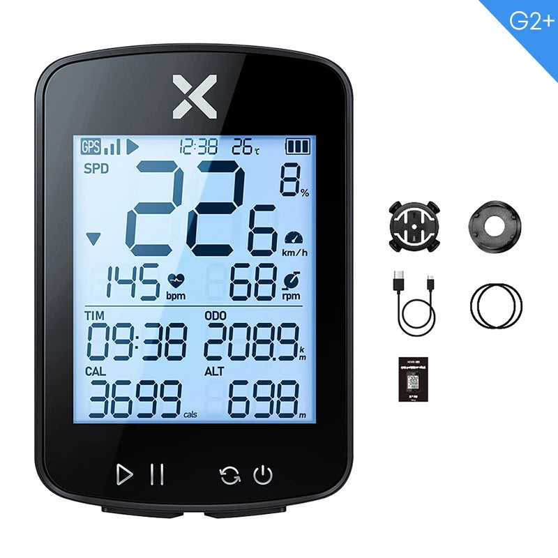 Choice Version xoss G+ G2 G plus 2 Bike Computer GPS Generation Cycling Wireless Speedometer