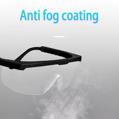 1 Pair of Splash Proof and Dust-Proof Neutral PC Lens Bicycle Goggles, Impact Resistant Welding Riding Decorative Glasses