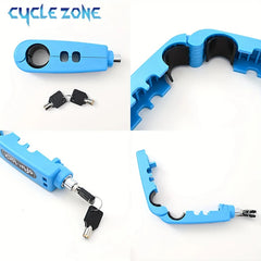 Mini Electric Vehicle Bike Anti-Theft Lock Portable Bicycle Brake Handlebar Grip Locks MTB Road Cycling Lock Scooter Motorcycle
