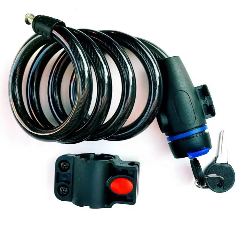 Bicycle chain lock metal anti-theft bicycle lock, with key, can protect and reinforce the bicycle to the maximum extent possible