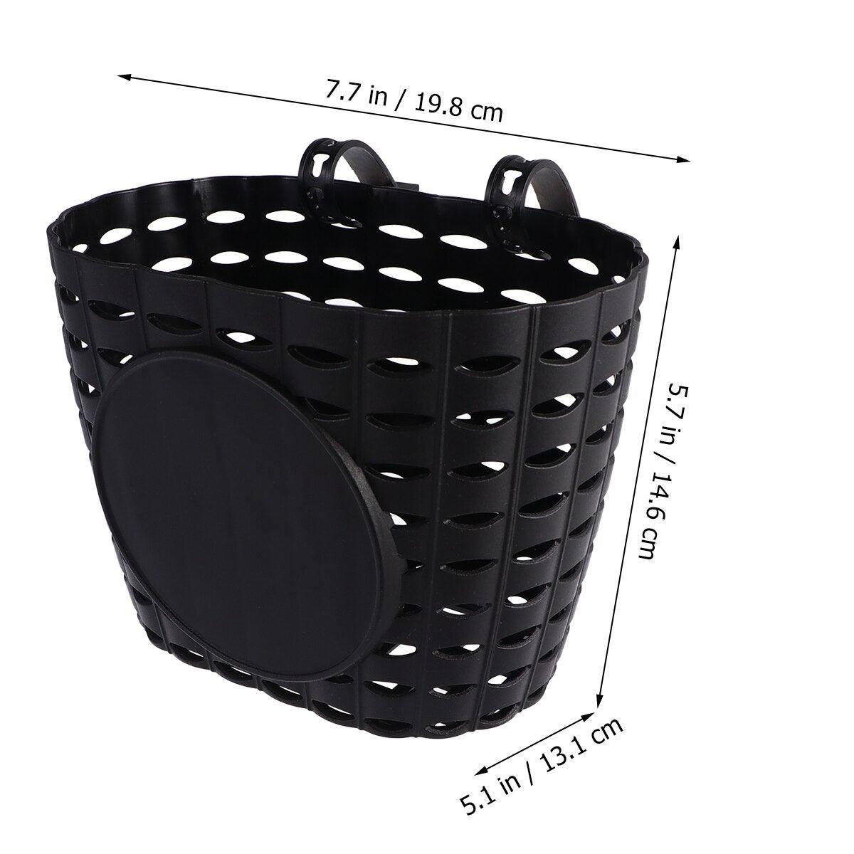 Bicycle Basket Plastic Basket Bike Carrying Storage Replacement Front Cargocycling Plastic Riding L Handlebar Tail Kids Back - Pogo Cycles