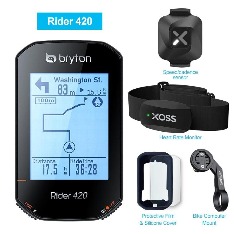 Bryton Rider420 420 420E Rider320 320 320E GPS Bike Computer Bicycle Japanese Italian German Portuguese Spanish Cycling Odometer - Pogo Cycles