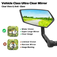 Easy Do Bicycle Handlebar Rear View Mirror 360 Rotate - Pogo Cycles