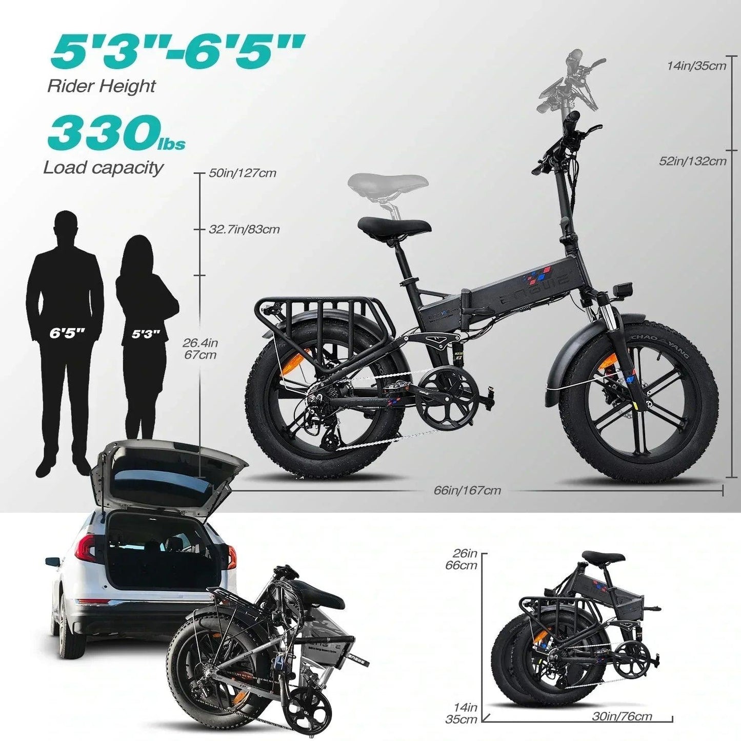 Engwe Engine X (upgraded) Electric Bike Preorder - Pogo Cycles
