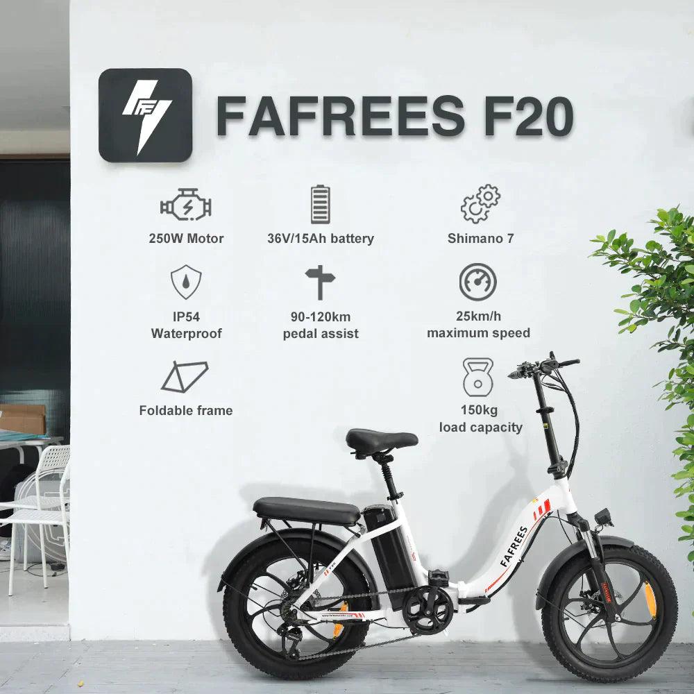 FAFREES F20 Folding Electric Bike - Pogo Cycles