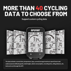 GPS Bike Computer IGPSPORT BSC100S Cycle Wireless Speedometer Bicycle Digital Stopwatch Cycling Odometer Cycling Computer - Pogo Cycles