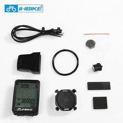 INBIKE Rainproof MTB Bike Computer Bicycle Speedometer Wireless Wired Odometer Cycling Watch LED Screen Measurable Watch IC321 - Pogo Cycles