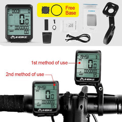 INBIKE Waterproof Bicycle Computer Wireless And Wired MTB Bike Cycling Odometer Stopwatch Speedometer Watch LED Digital Rate - Pogo Cycles