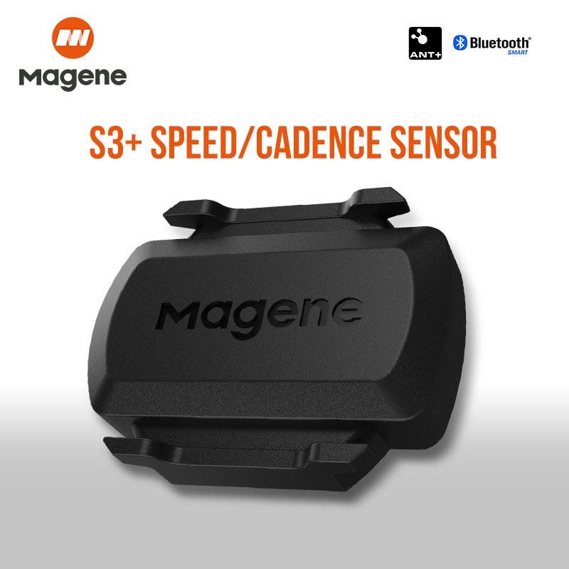 Magene Cadence Sensor Speed S3+ Speedometer ANT+ Bluetooth Computer Compatible with Garmin IGP Bryton Bike Computer Wireless - Pogo Cycles