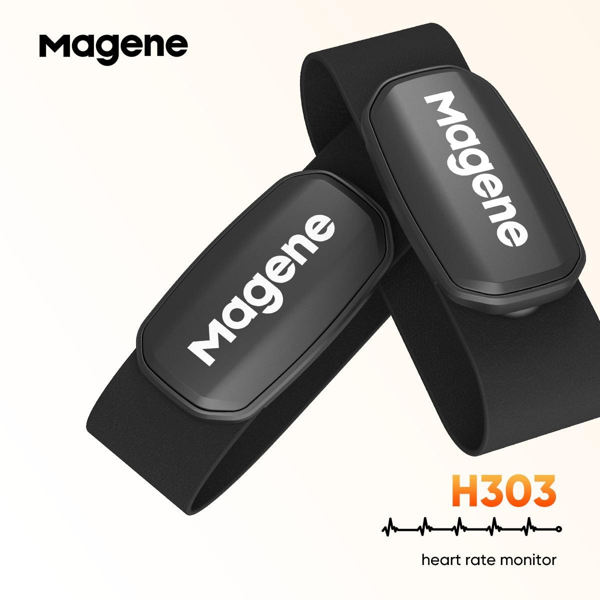 Magene H64 Heart Rate Monitor Mover Bluetooth ANT Sensor With Chest Strap Computer Bike Wahoo Garmin BT Sports - Pogo Cycles