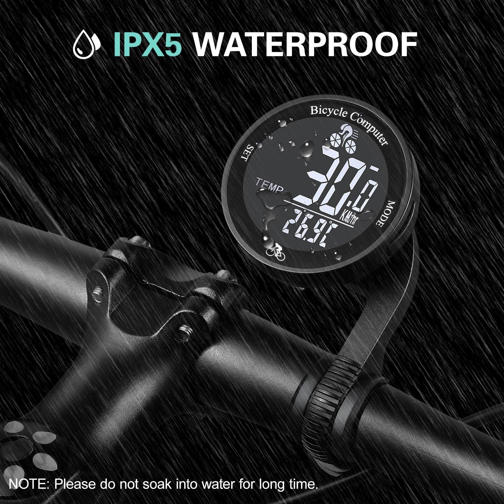 New Wireless Bike Computer Waterproof Bicycle Odometer Multifunctional LCD Screen Cycling Speedometer Mountain Bike Speedo Meter - Pogo Cycles