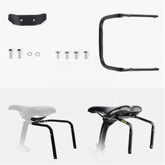 Rhinowalk Bike Saddle Stabilizer Bracket Rear Seat Bracket Holder Shelf Luggage Support Mounting Rack Bicycle Frames Access X9A1 - Pogo Cycles