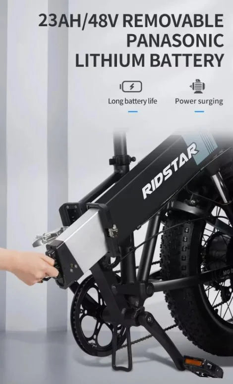 Ridstar H20 PRO Electric Bike - Pogo Cycles