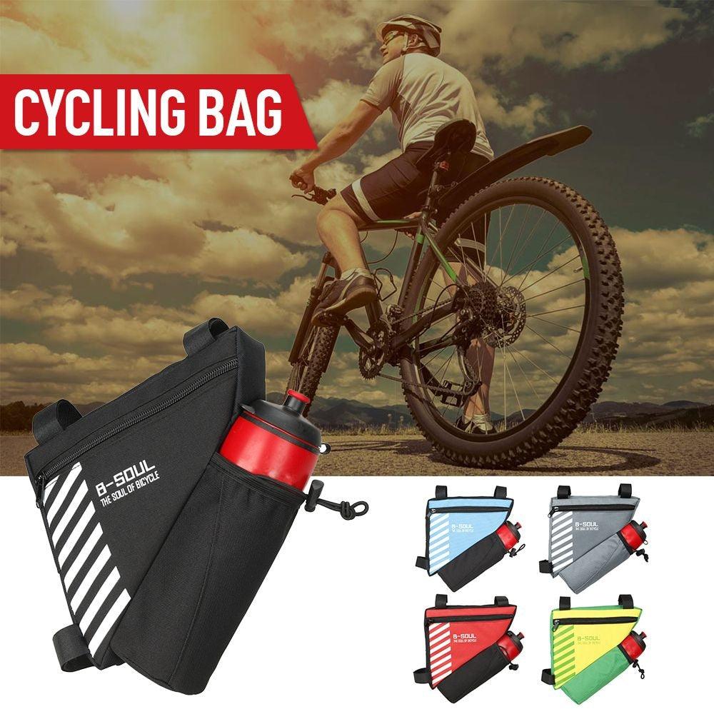 Three-point Fixing Riding Bag Large Capacity Polyester Bicycle Bag B-soul Bike Bag Cycling Bicycle Accessories Easy Installation - Pogo Cycles