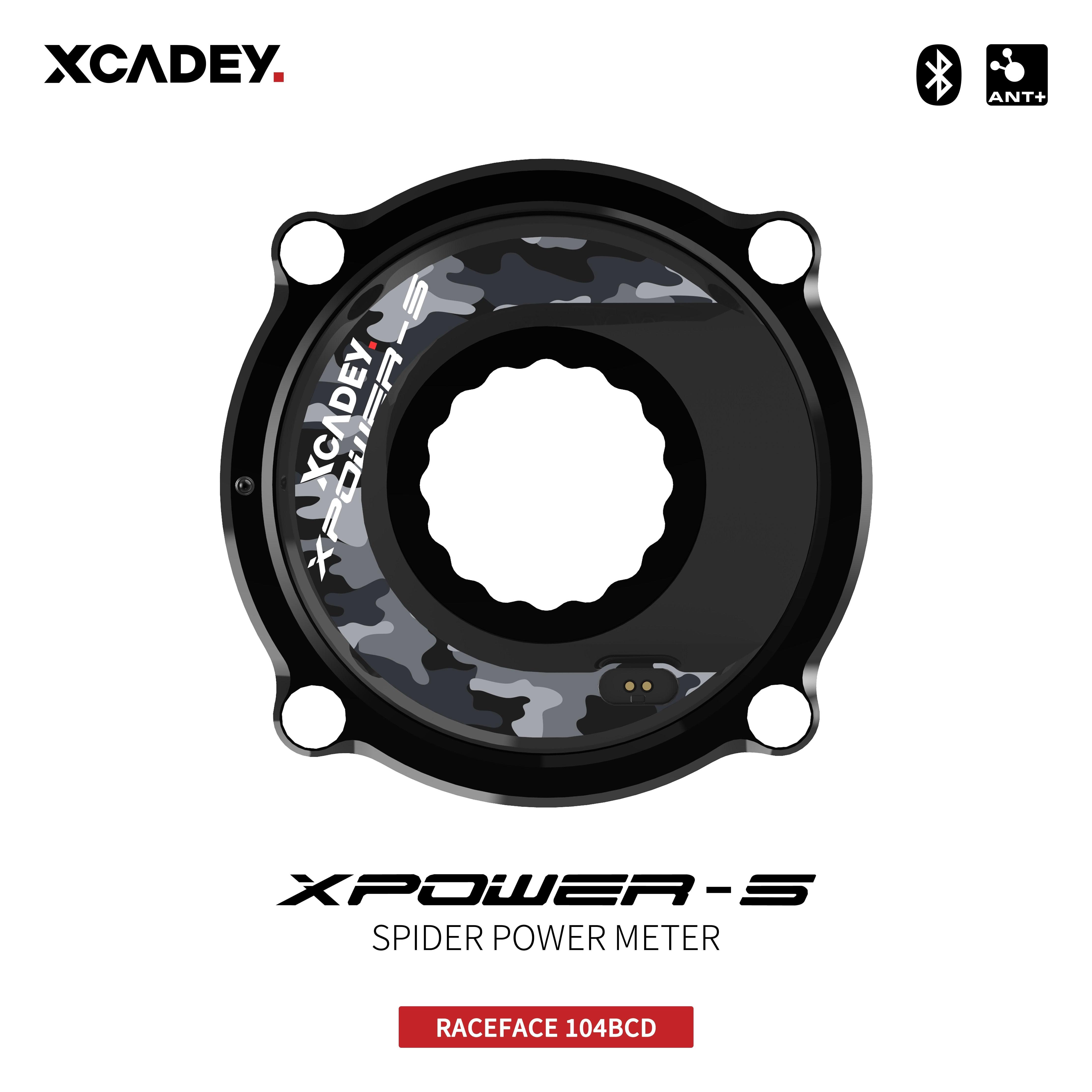 XCADEY XPOWER-S Road Bicycle Bike MTB Spider Power Meter For SRAM ROTOR RaceFce Crank Chainring 104BCD 110BCD - Pogo Cycles