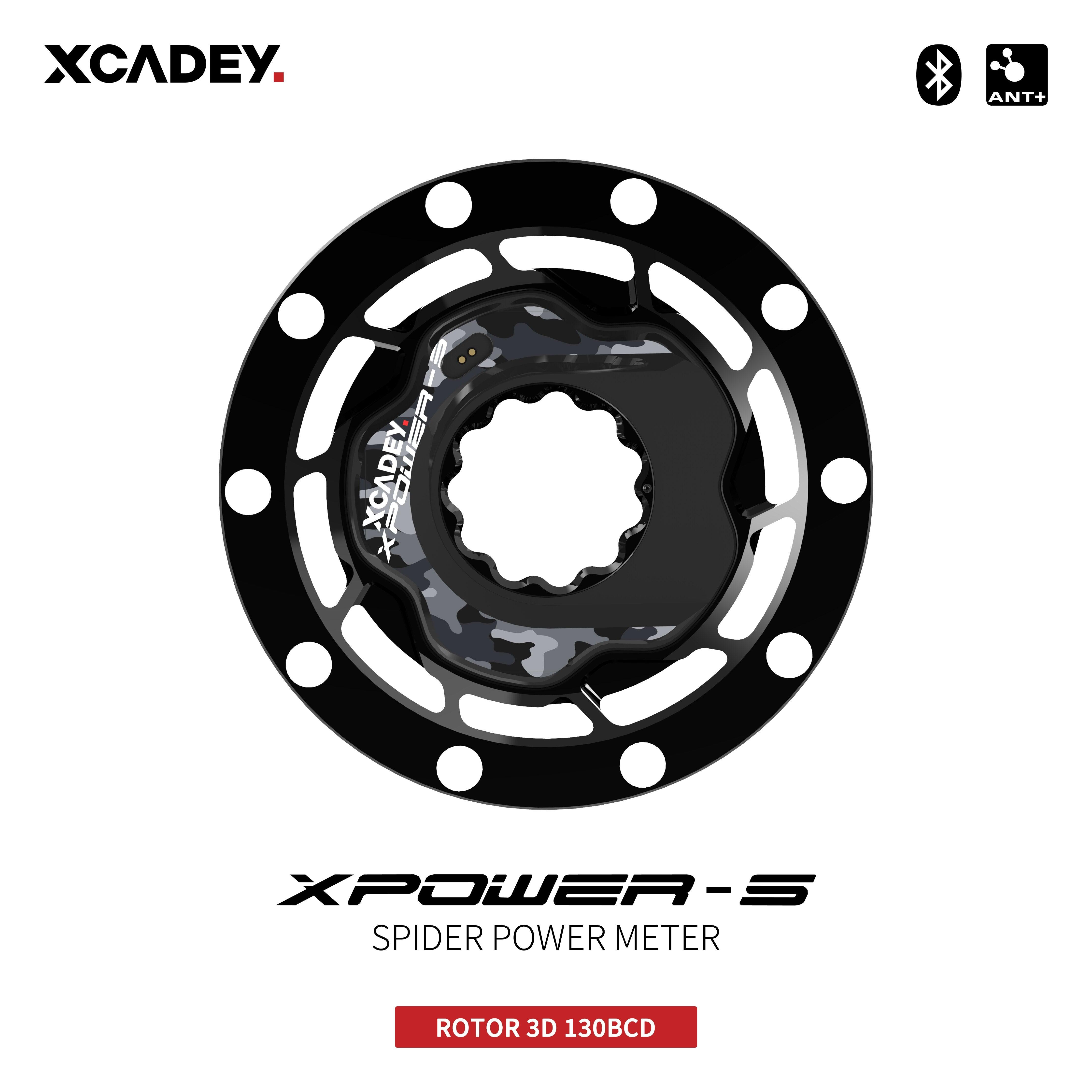 XCADEY XPOWER-S Road Bicycle Bike MTB Spider Power Meter For SRAM ROTOR RaceFce Crank Chainring 104BCD 110BCD - Pogo Cycles