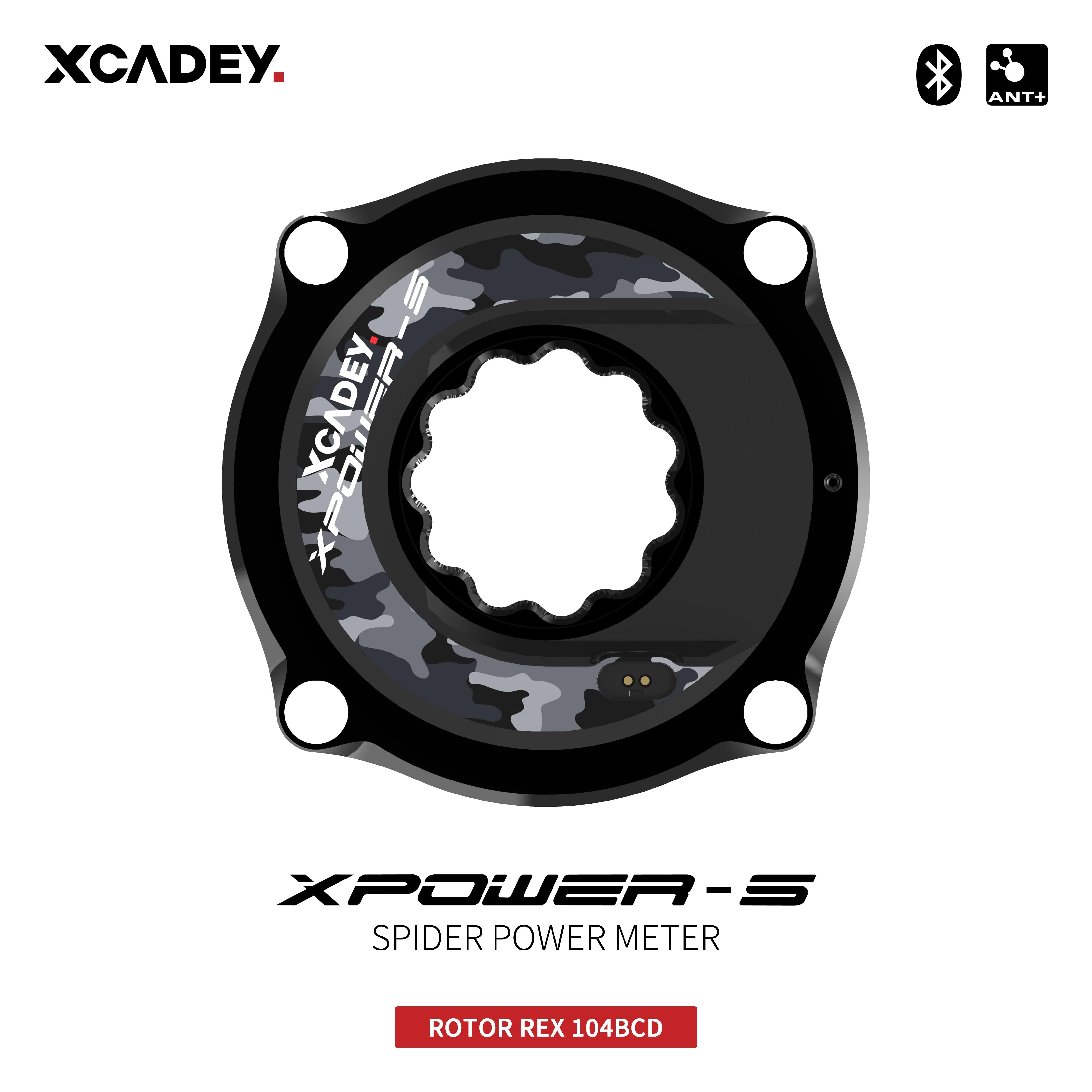 XCADEY XPOWER-S Road Bicycle Bike MTB Spider Power Meter For SRAM ROTOR RaceFce Crank Chainring 104BCD 110BCD - Pogo Cycles