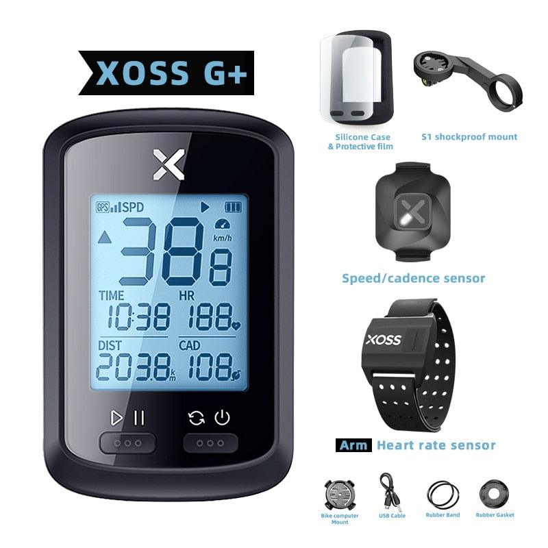 XOSS G plus G bike GPS Bicycle Computer Wireless Speedometer Waterproof cycling gps cycle computer Bicycle speedometer - Pogo Cycles