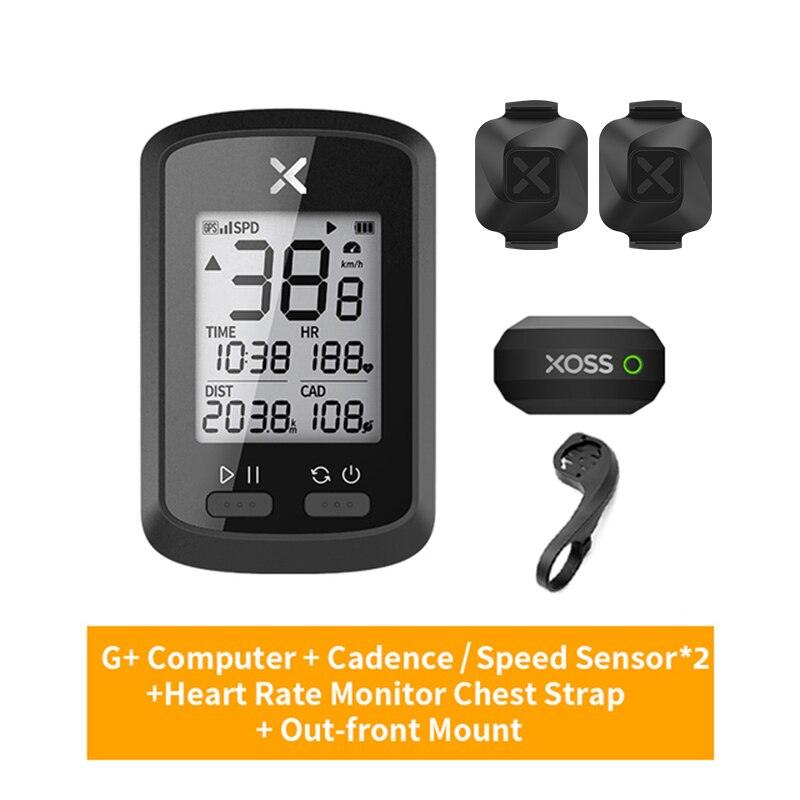 XOSS G Plus GPS Bike Computer Wireless Cycling Speedometer Road Bike MTB Waterproof Bluetooth ANT+Cadence Speed Bicycle Computer - Pogo Cycles