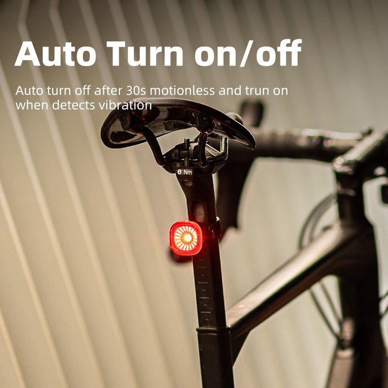 XOSS XR01 Smart Tail Light Auto Brake Sensing Bicycle Rear Light LED Charging Waterproof Cycling Taillight Bike Accessories - Pogo Cycles